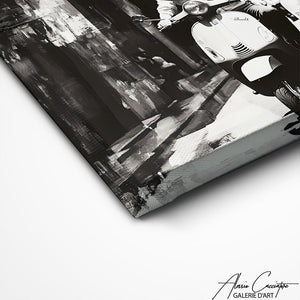 TABLEAU NOIR ABSTRAIT AlessioCacciatore