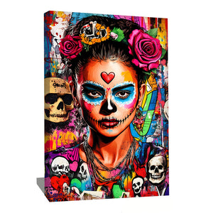 TABLEAU STREET ART FEMME