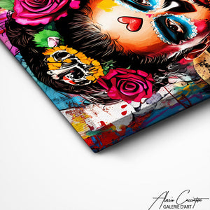 TABLEAU STREET ART FEMME Alessio Cacciatore