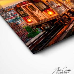 TABLEAU TRAIN MANHATTAN Alessio Cacciatore