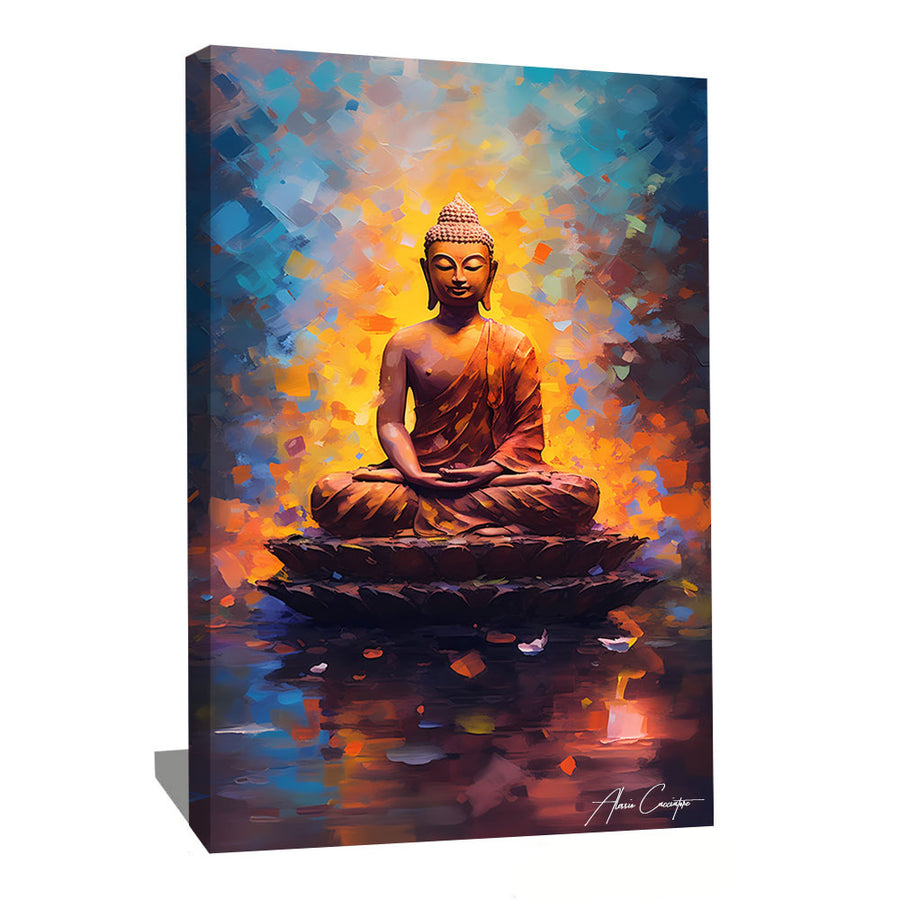 tableau bouddha
