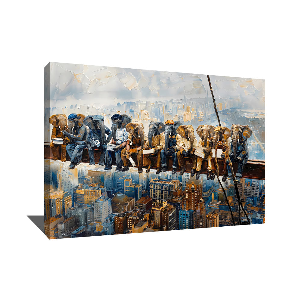 Tableau Avec Animaux Habillés