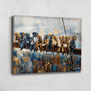 Tableau Avec Animaux Habillés