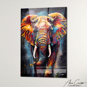 TABLEAU ÉLÉPHANT ART Alessio Cacciatore