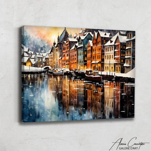 Tableau Paysage Scandinave