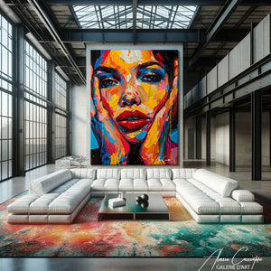 Tableau Femme Abstrait