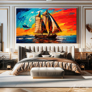 peinture bateau voilier