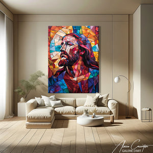 tableau jésus moderne