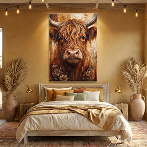 Toile Tete De Vache