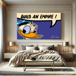 TABLEAU DONALD DUCK ABSTRAIT