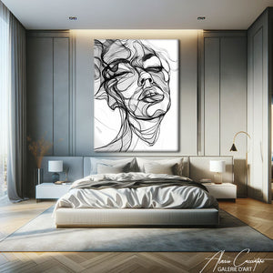 Tableau Minimaliste Femme