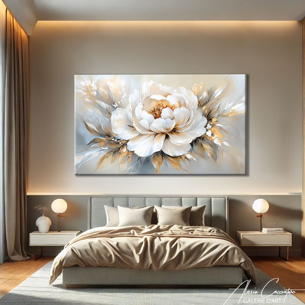 Tableau Fleur Acrylique