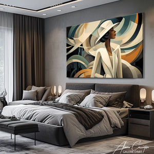 tableau art déco contemporain