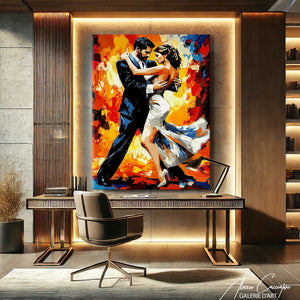 Couple Amoureux Peinture