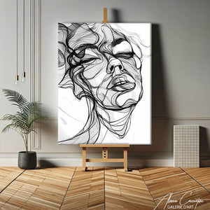Tableau Minimaliste Femme