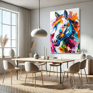Tableau Cheval Couleur