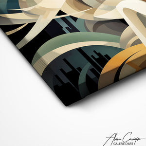 TABLEAU ART DECO ETHNIQUE Alessio Cacciatore
