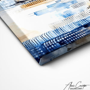 TABLEAU CHICAGO AQUARELLE Alessio Cacciatore