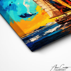 TABLEAU BATEAU VOILIER Alessio Cacciatore