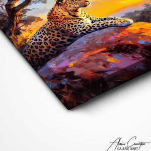 Art Mural De Leopard Xxl