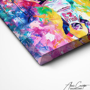 TABLEAU BASKET COLORÉ AlessioCacciatore