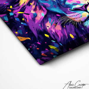 TABLEAU POP ART LION Alessio Cacciatore
