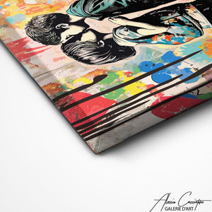 TABLEAU STREET ART AMOUR Alessio Cacciatore