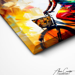 TABLEAU ACRYLIQUE AFRICAIN Alessio Cacciatore