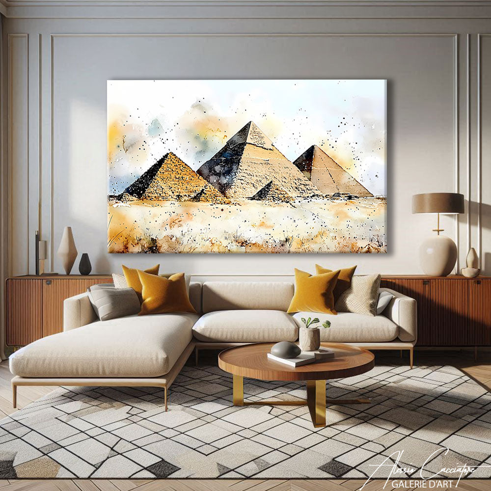 TABLEAU PYRAMIDE EGYPTE