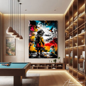 TABLEAU POP ART ENFANT ABSTRAIT