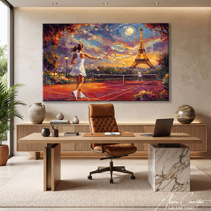 Affiche Tennis Femme