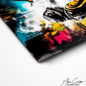 TABLEAU POP ART ENFANT ABSTRAIT Alessio Cacciatore