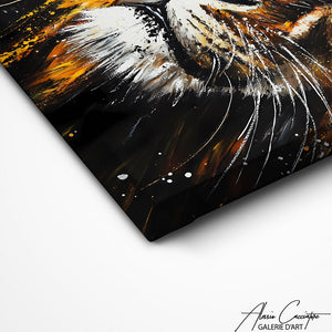 TABLEAU LION PORTRAIT Alessio Cacciatore