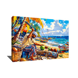 Tableau Plage Tropicale