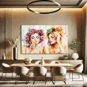 Tableau Salon Abstrait