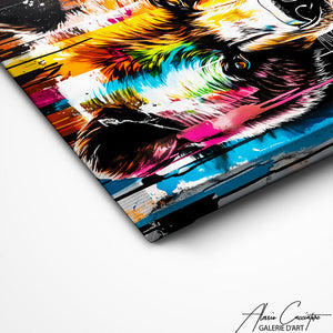 TABLEAU ANIMAL POP ART Alessio Cacciatore