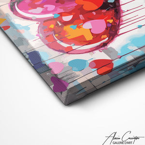 TABLEAU GRAFFITI COEUR Alessio Cacciatore
