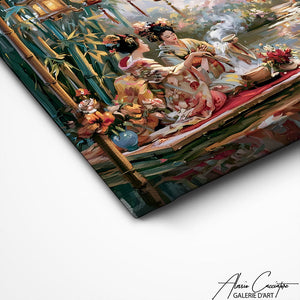 TABLEAU GEISHA JAPONAIS Alessio Cacciatore