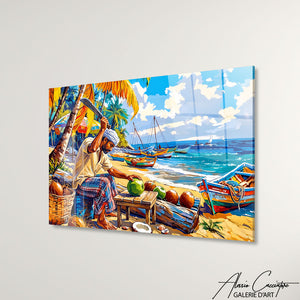 Cadre Plage Tropicale