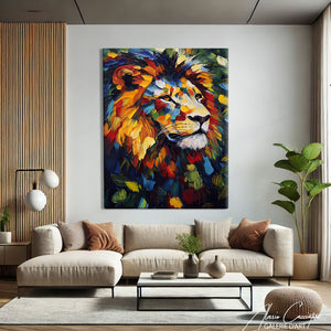 tableau multicolore