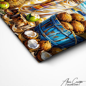 Art Mural Noix De Coco