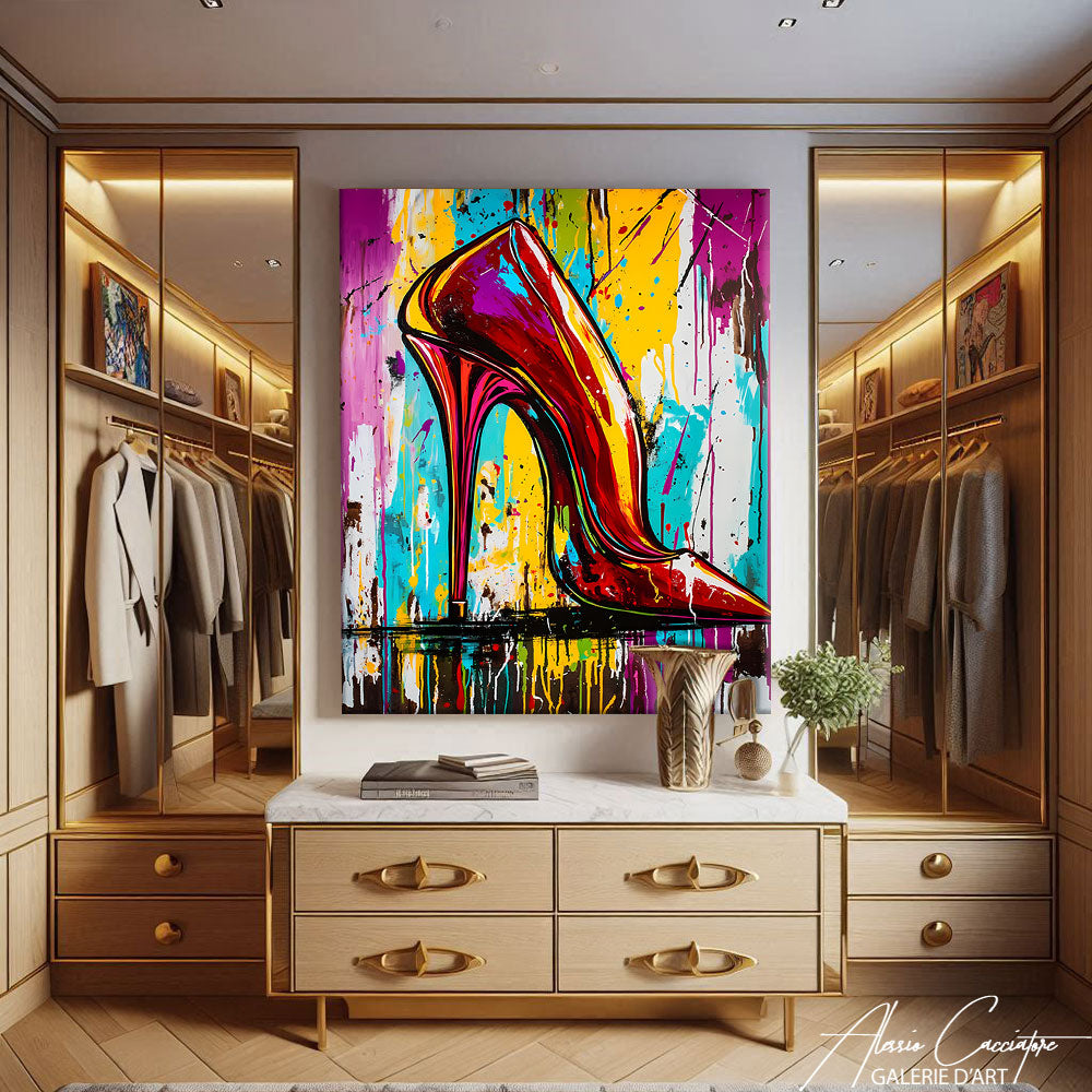 TABLEAU POP ART ESCARPIN