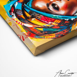 TABLEAU AFRICAINE COULEUR Alessio Cacciatore
