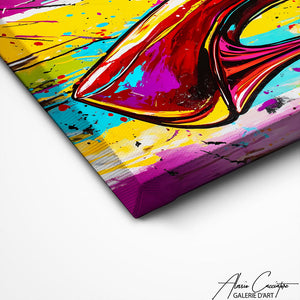 TABLEAU POP ART ESCARPIN Alessio Cacciatore