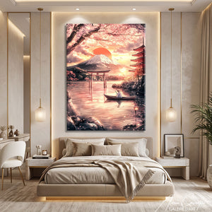 Toile Japon Mont Fuji Tableau