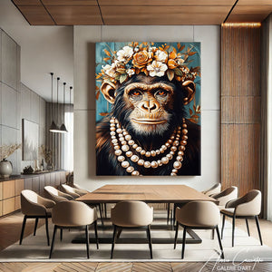 TABLEAU SINGE FLORAL