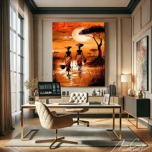 tableau africain décoration