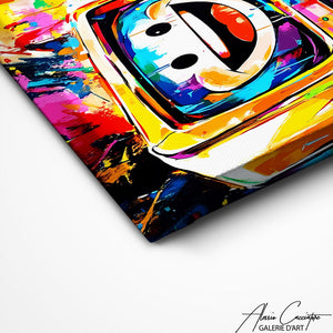 TABLEAU ORDINATEUR POP ART Alessio Cacciatore