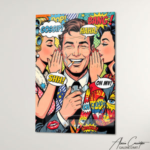 Cadre Coloré Pop Art