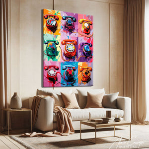 tableau pop art abstrait